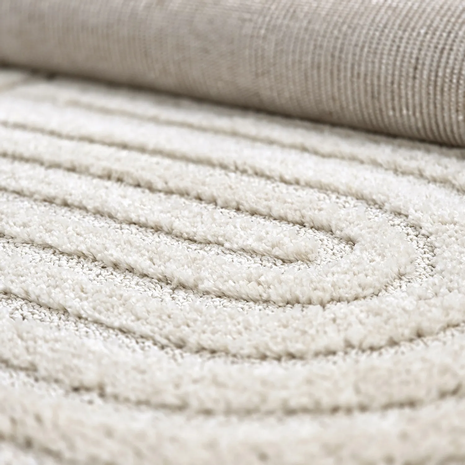 Tapis moelleux - Fukui (blanc cassé)