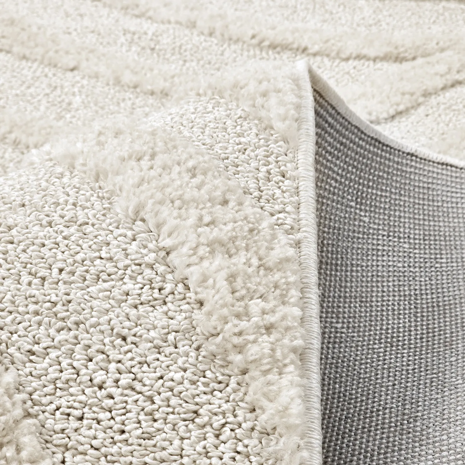 Tapis moelleux - Iwaki (blanc cassé)