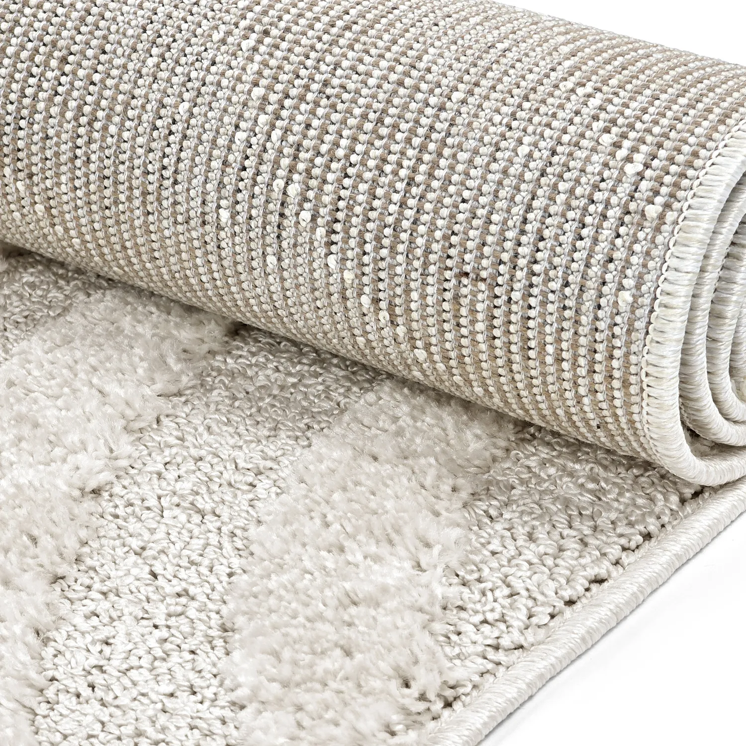 Tapis moelleux - Iwaki (blanc cassé)