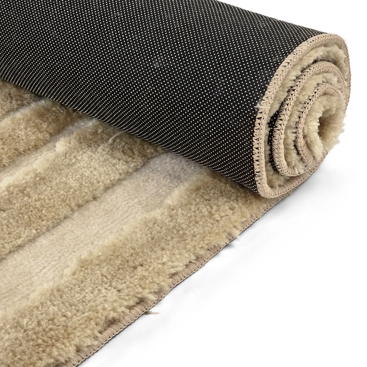 Tapis shaggy - Karbala (crème/beige)