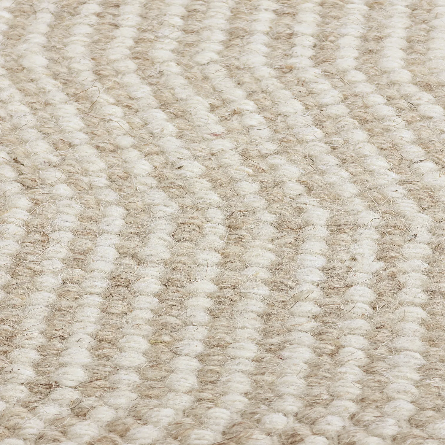Tapis de laine - Larkana (beige/blanc)