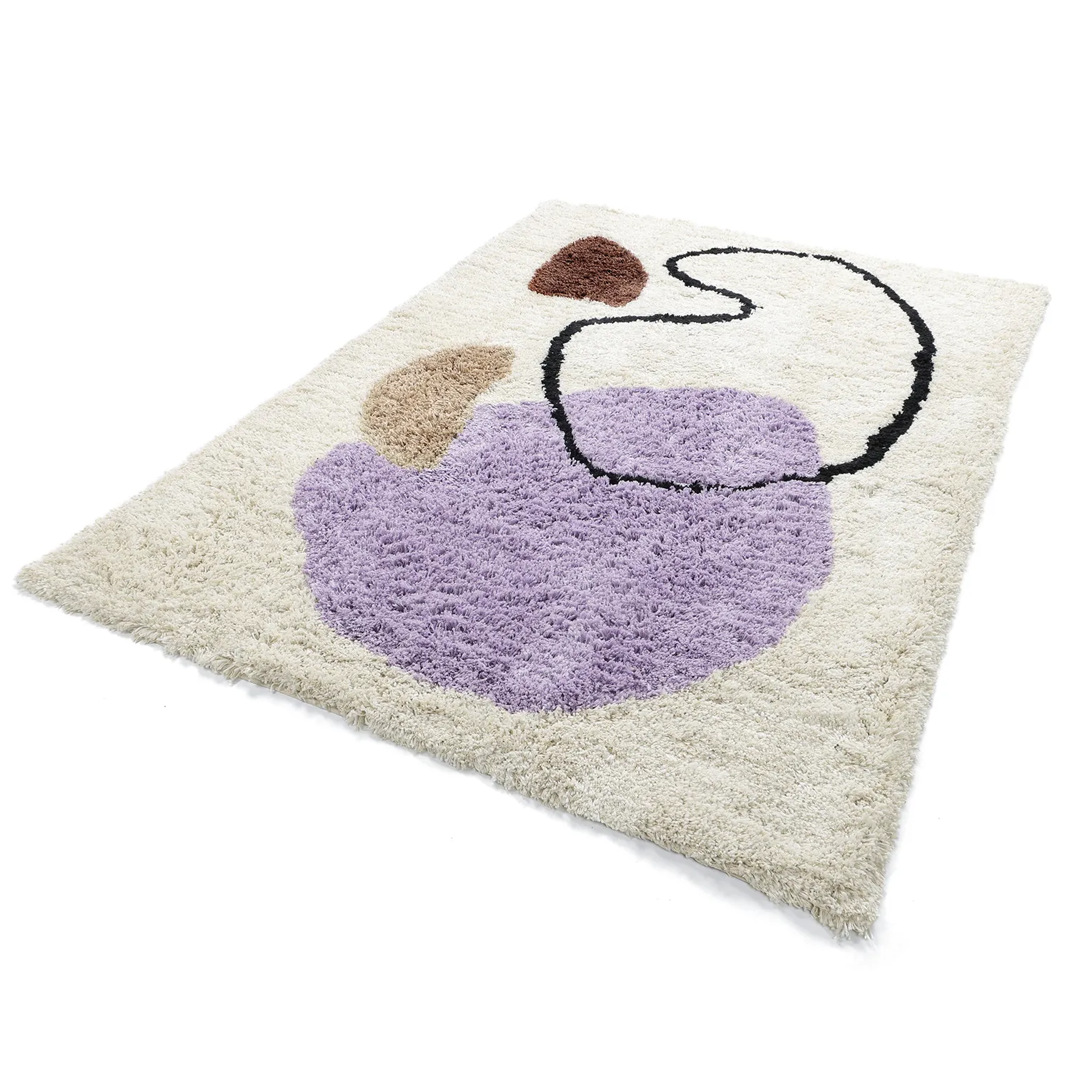 Tapis shaggy - Naousa Natural Cotton Shaggy (multicolore)
