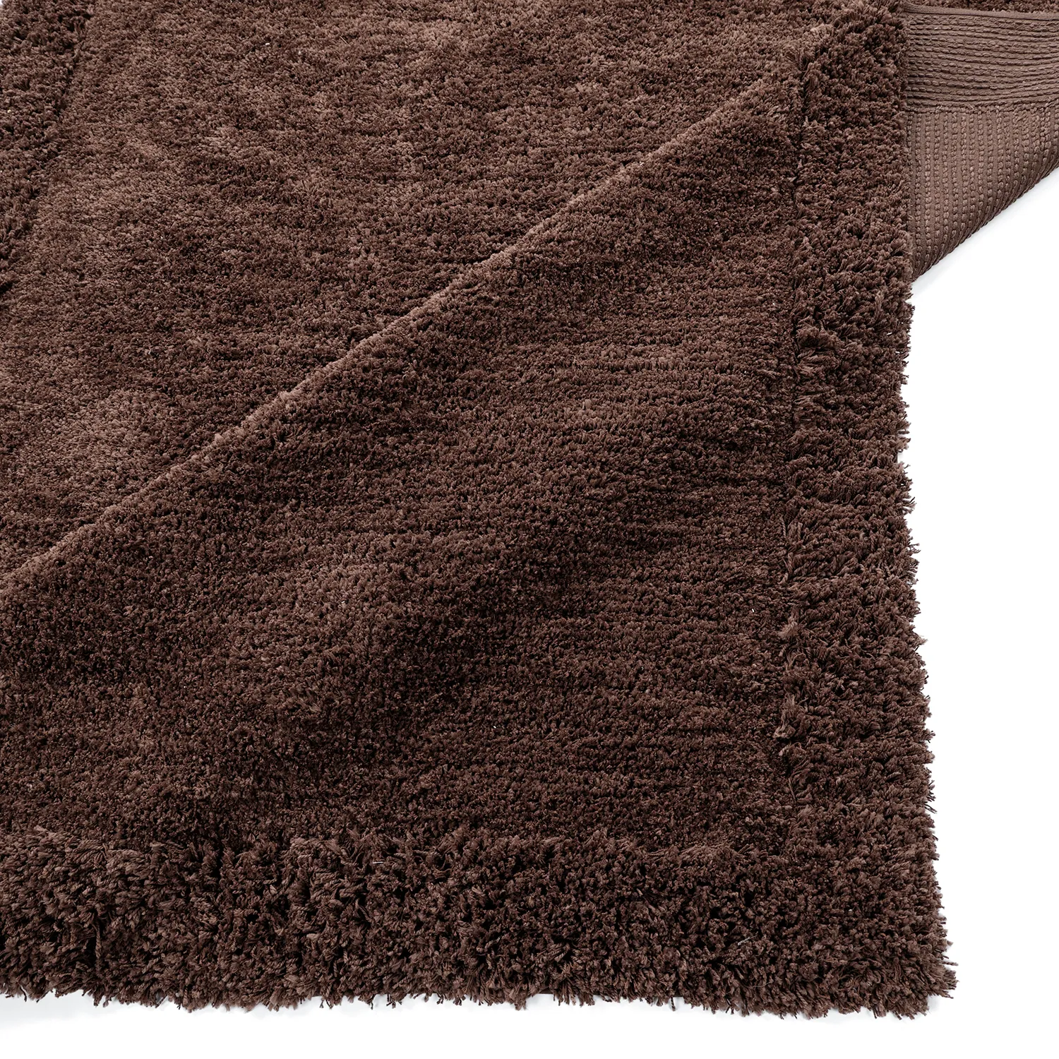 Tapis shaggy - Molyvos Natural Cotton Shaggy (marron)