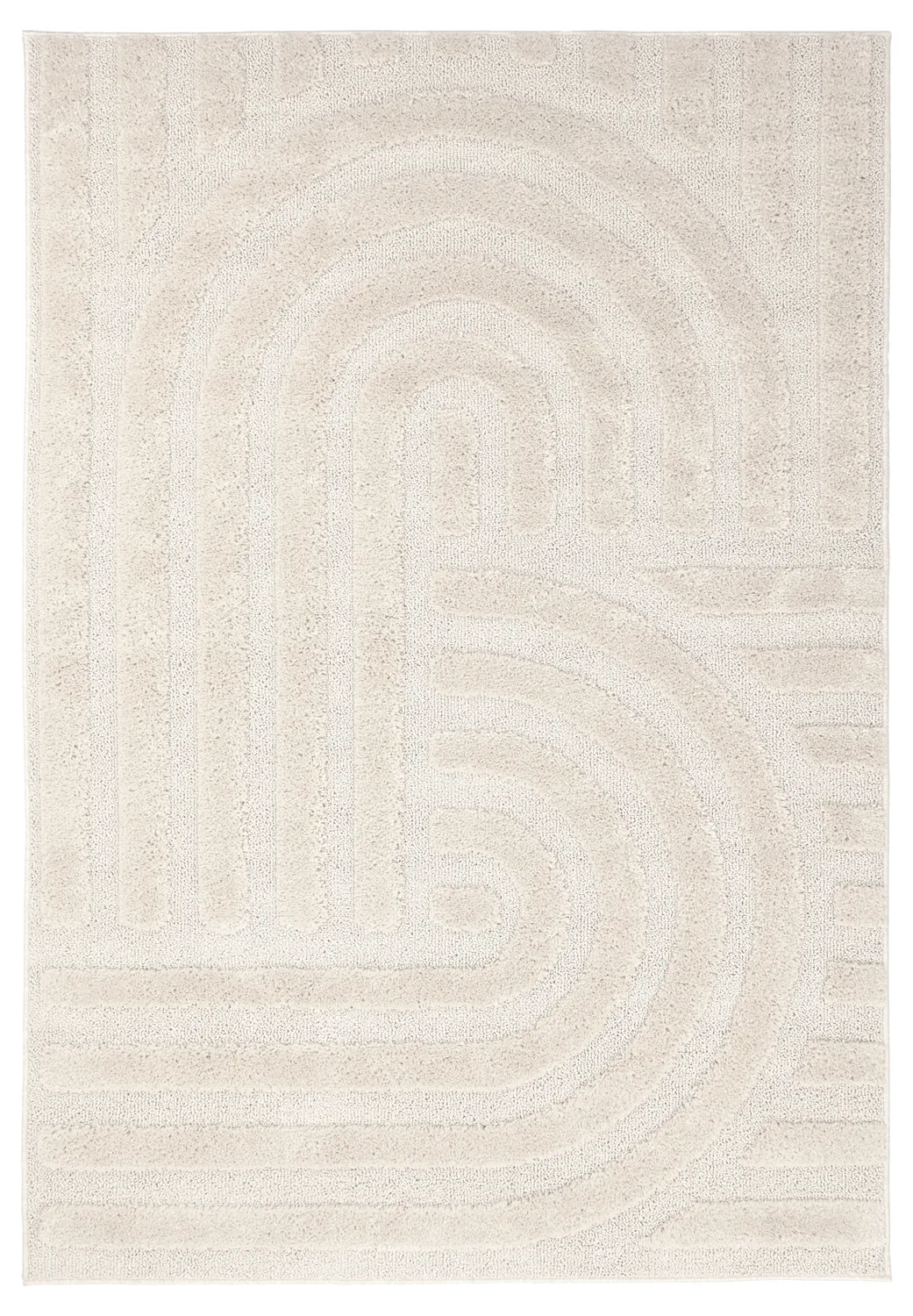 Tapis moelleux - Naha (blanc cassé)