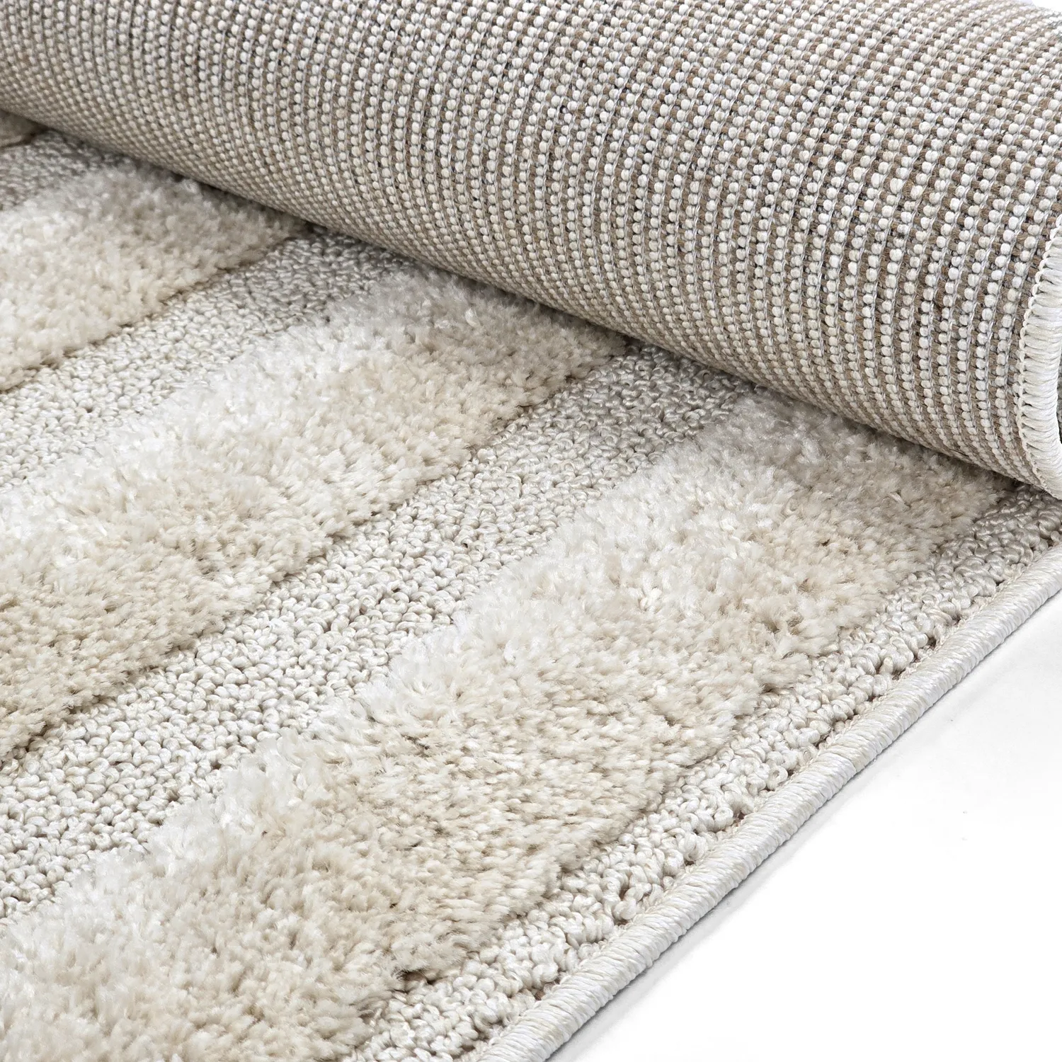 Tapis moelleux - Naha (blanc cassé)