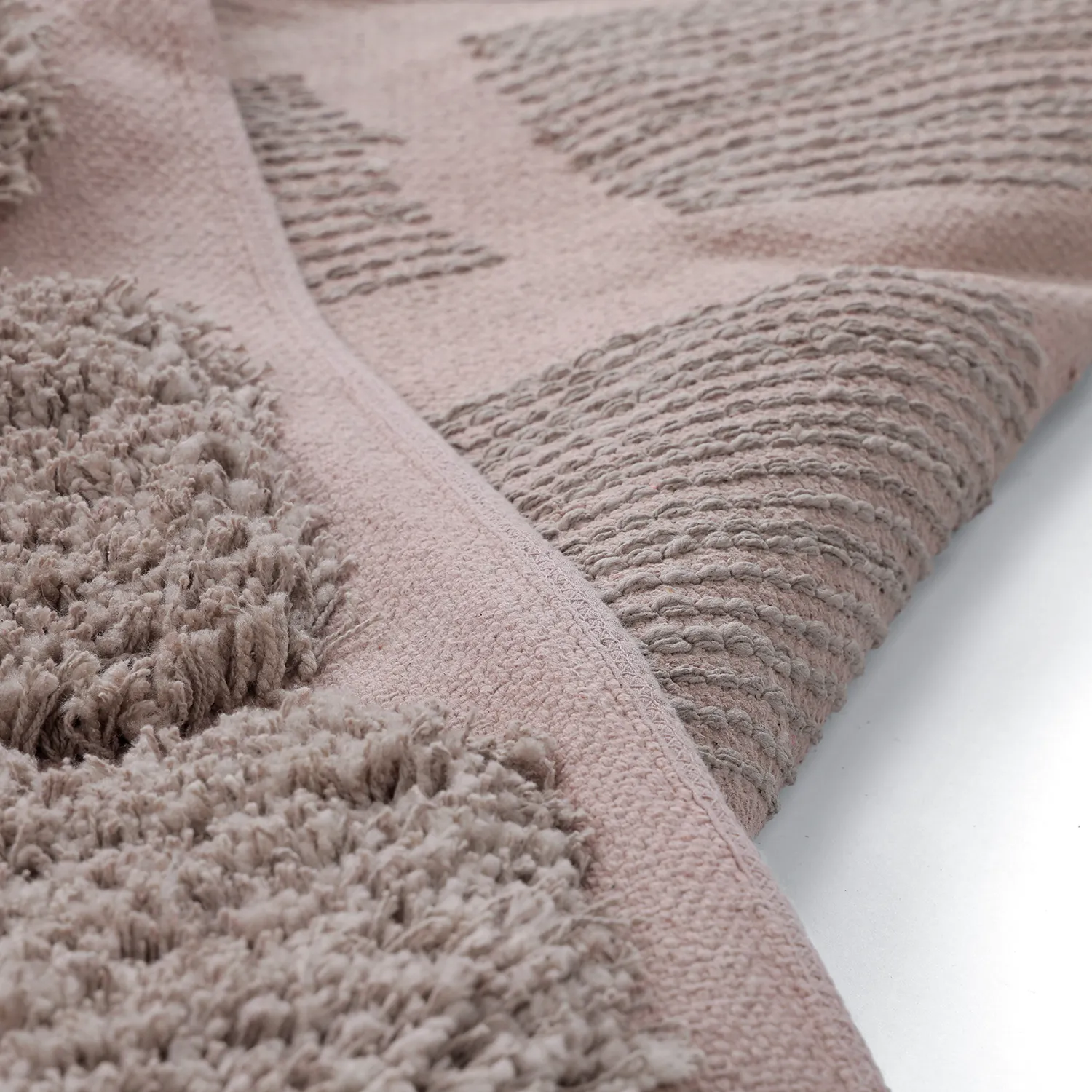 Tapis shaggy - Otranto Natural Cotton Shaggy (taupe)