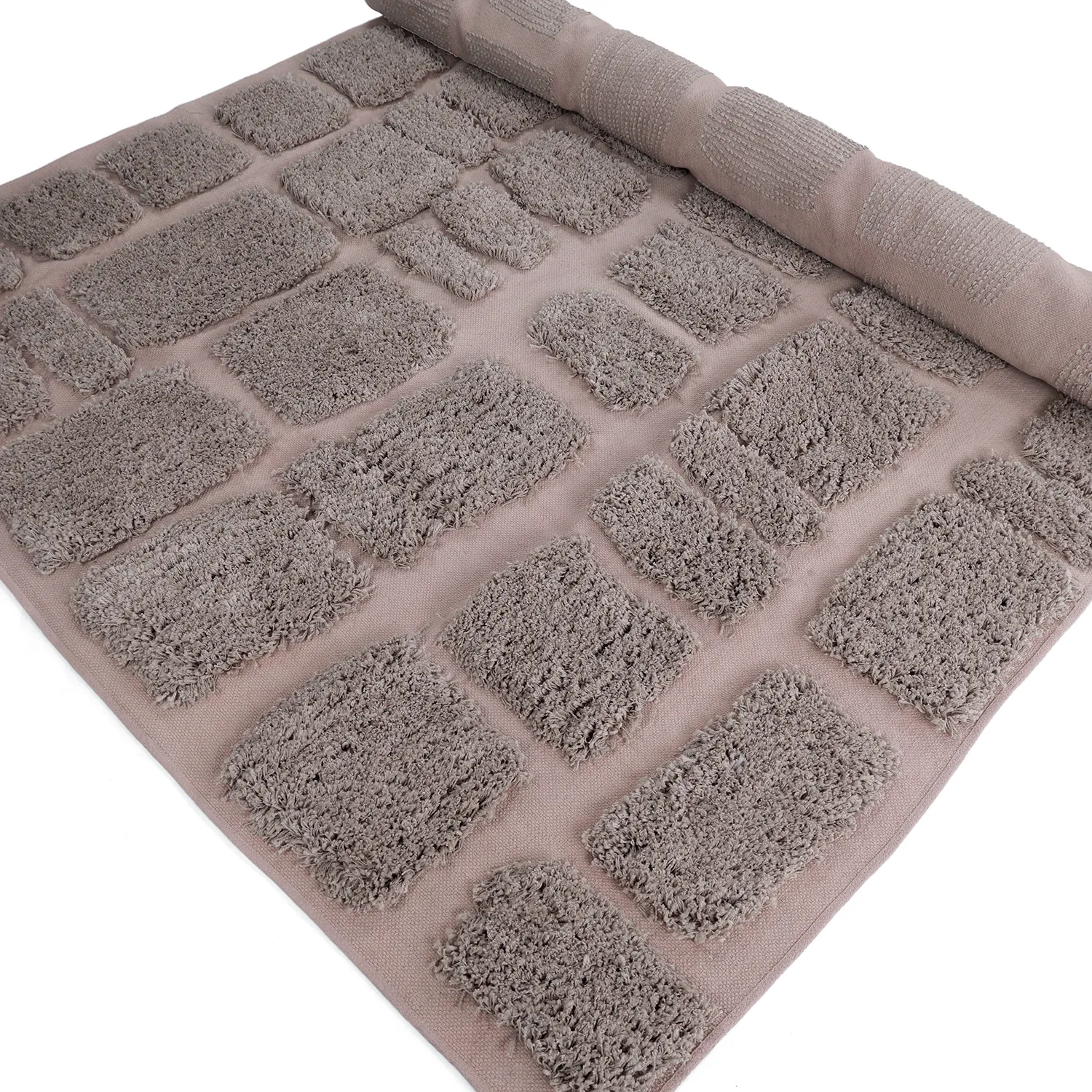 Tapis shaggy - Otranto Natural Cotton Shaggy (taupe)