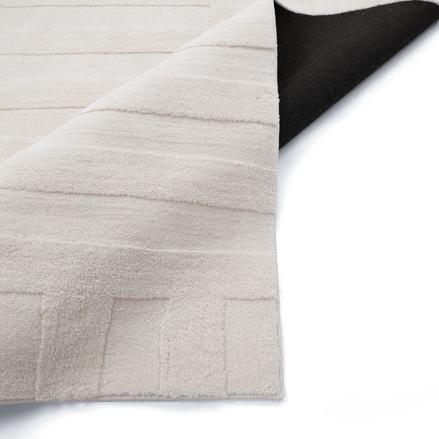 Tapis shaggy - Paxos (crème)
