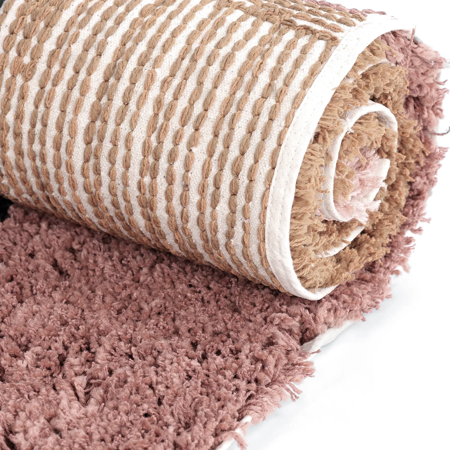 Tapis shaggy - Perast Natural Cotton Shaggy (multicolore)