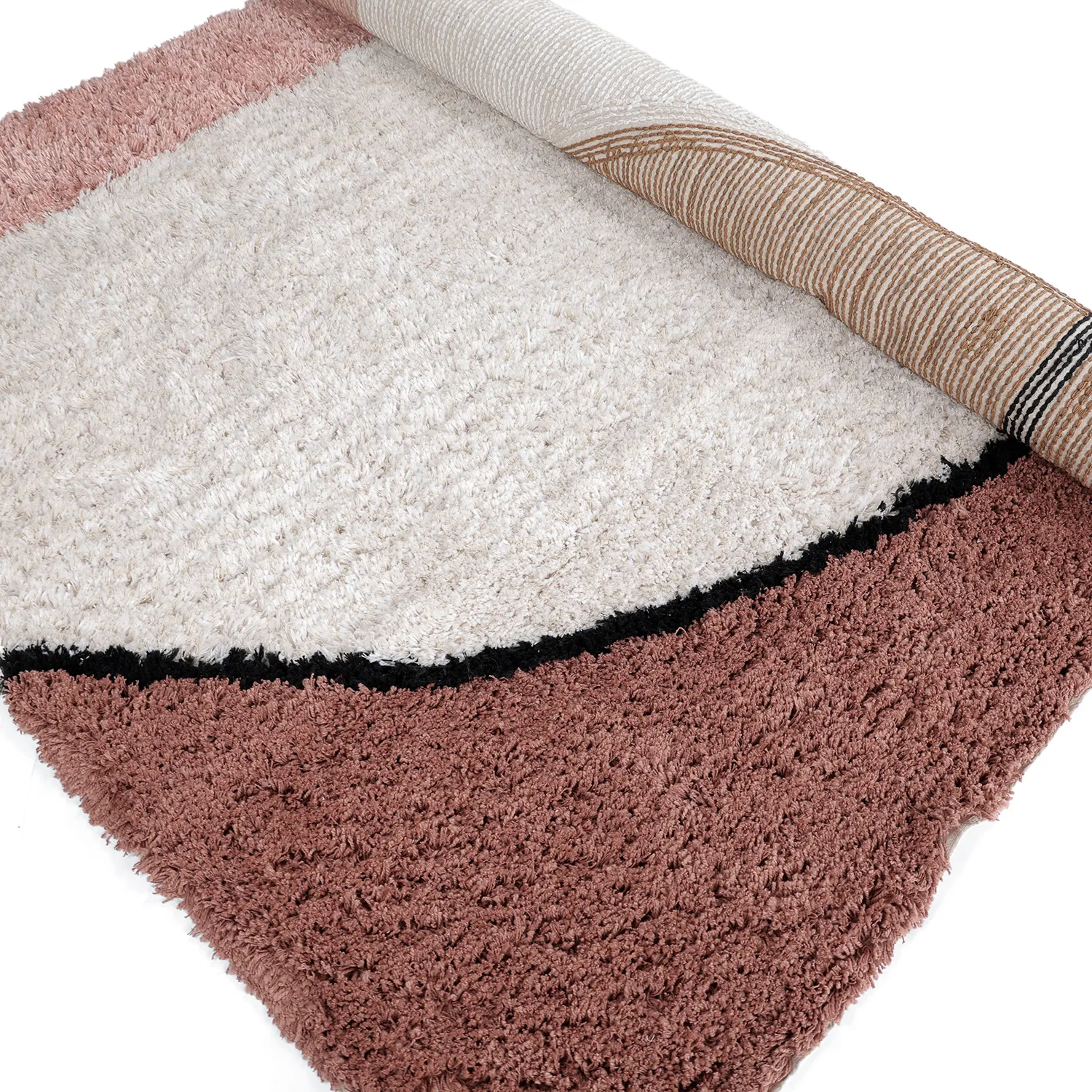 Tapis shaggy - Perast Natural Cotton Shaggy (multicolore)