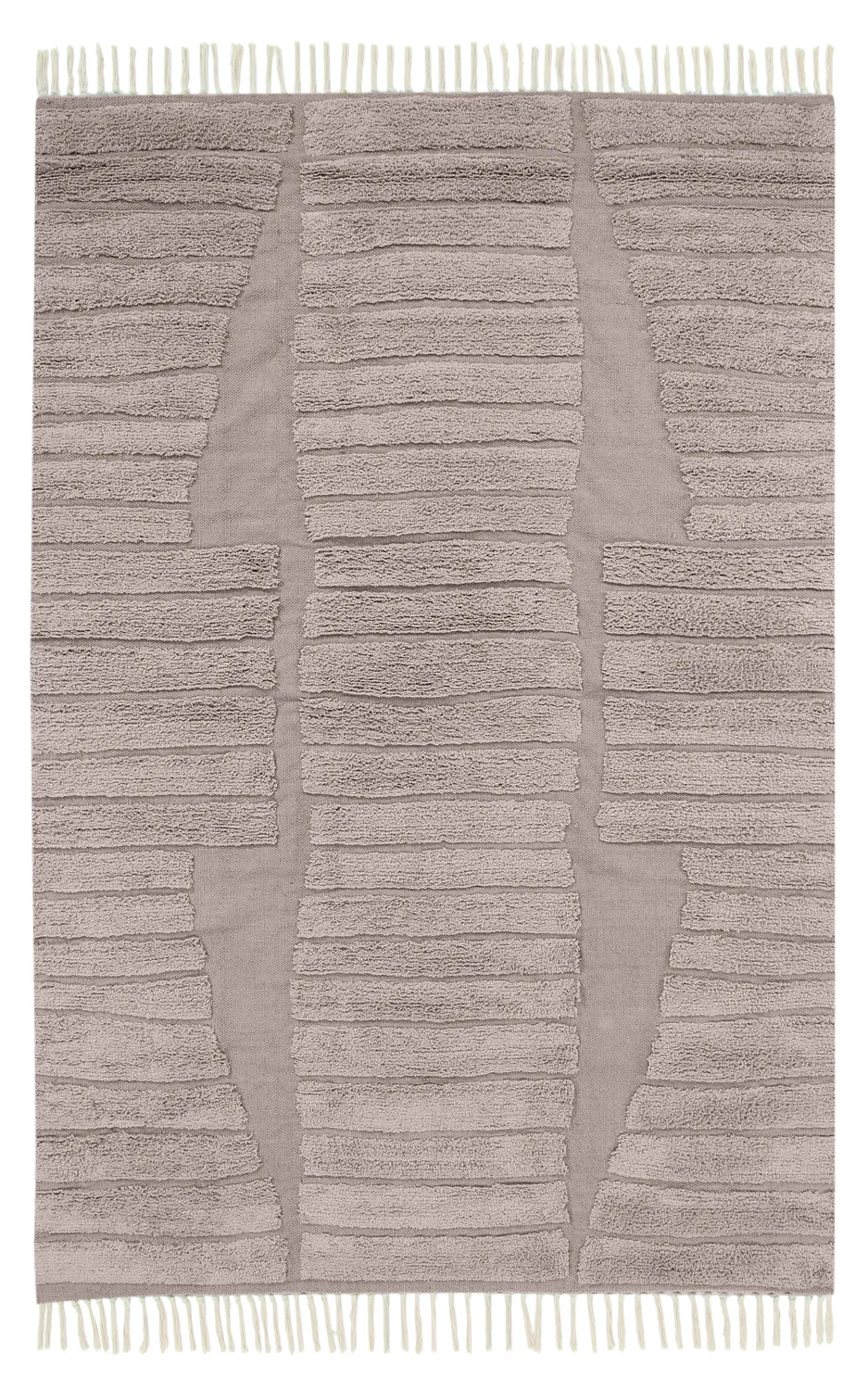Tapis shaggy - Rani Natural Cotton Shaggy (taupe)