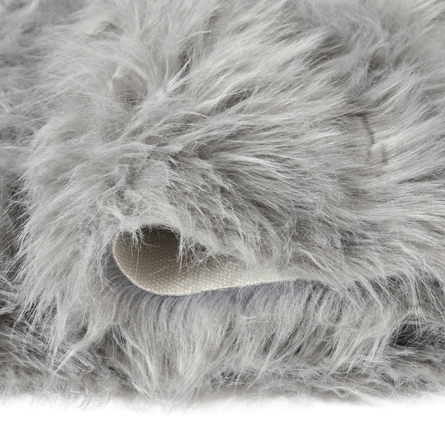 Tapis shaggy - Sohar (gris clair)