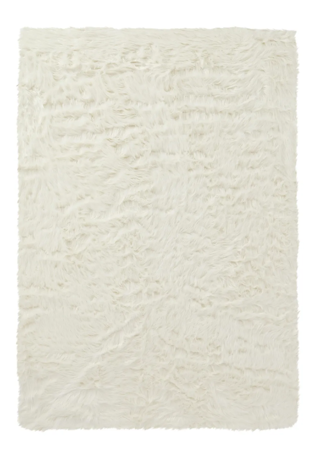 Tapis shaggy - Sohar (blanc)