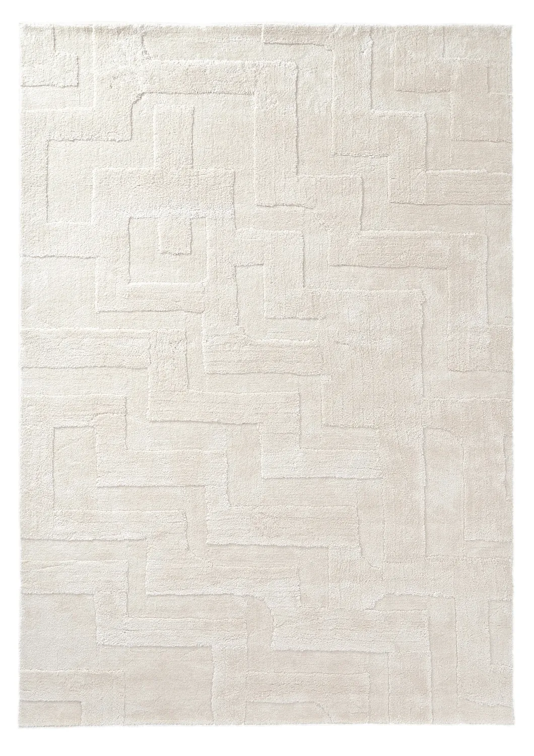 Tapis shaggy - Tripoli (crème)