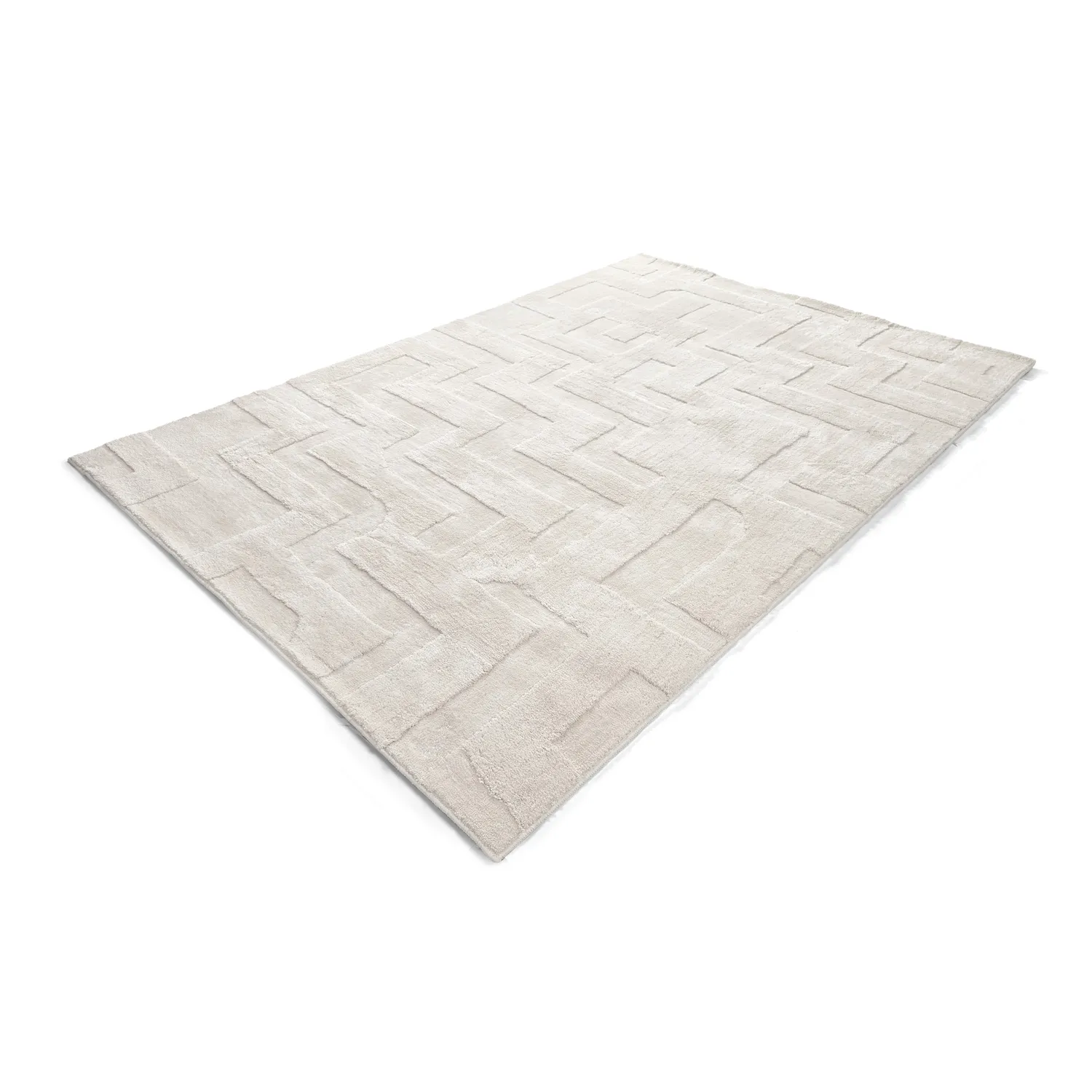 Tapis shaggy - Tripoli (crème)
