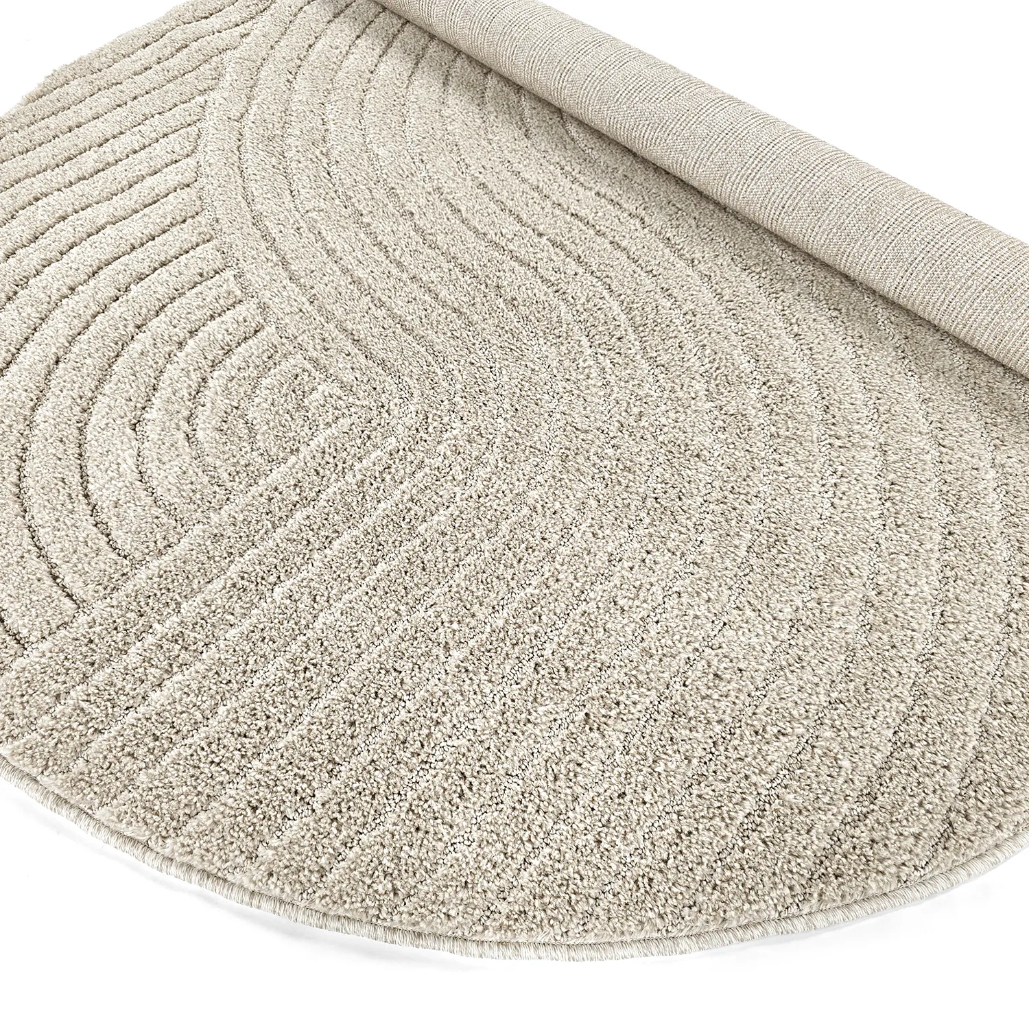 Tapis ronds - Wendy (beige)