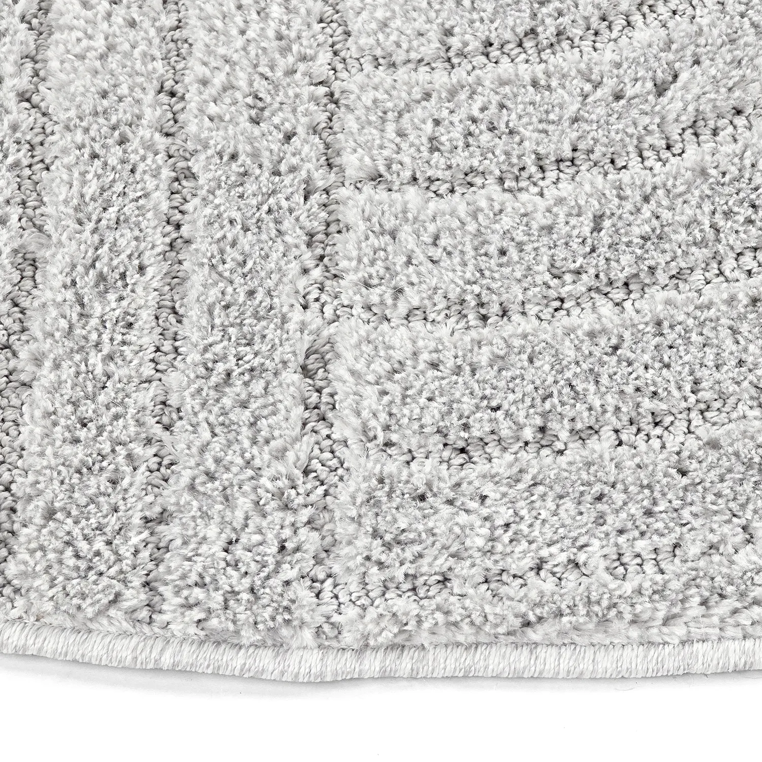 Tapis ronds - Wendy (gris clair)