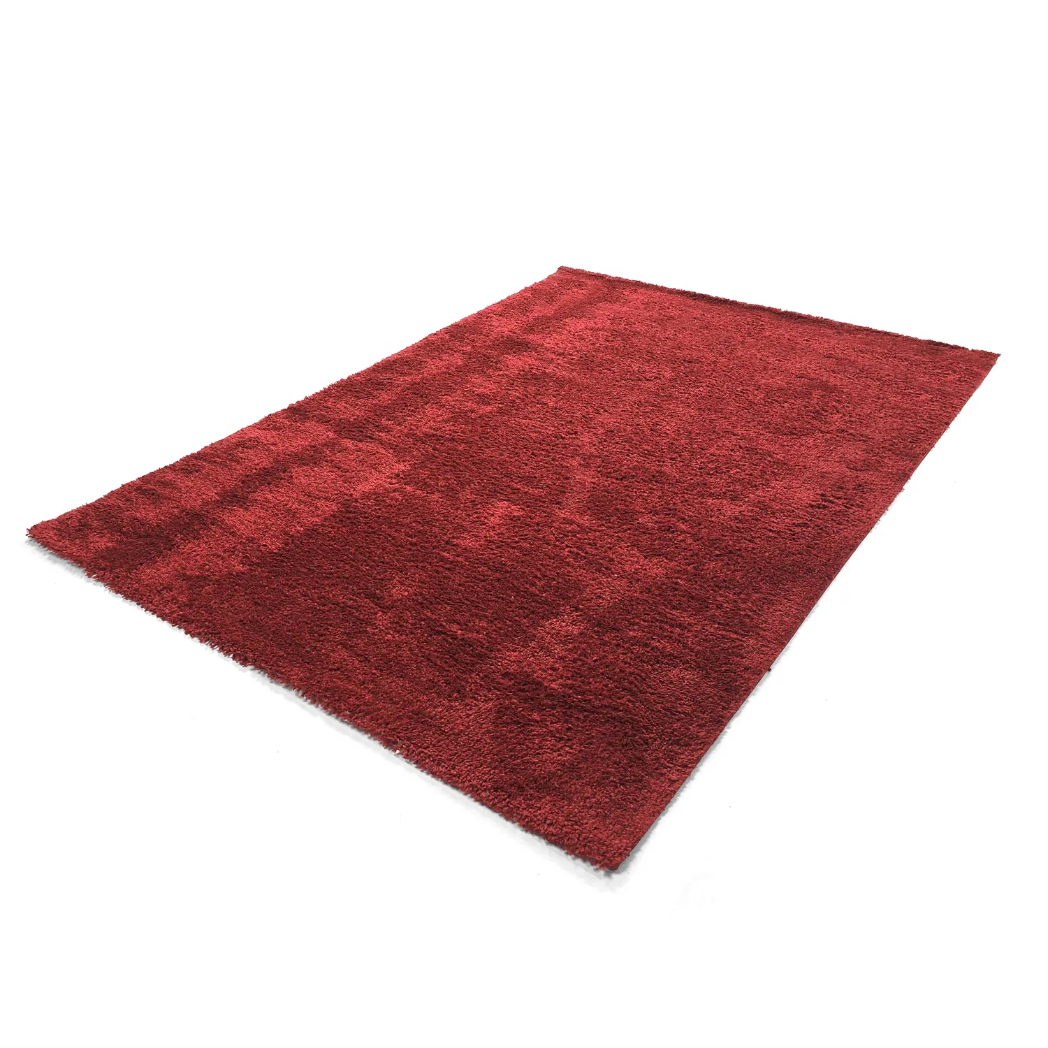 Tapis à poils longs - Zoe (rouge)