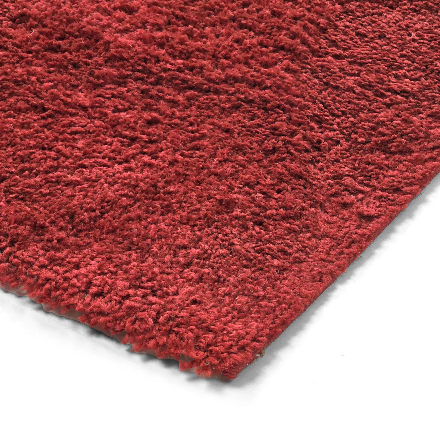 Tapis à poils longs - Zoe (rouge)