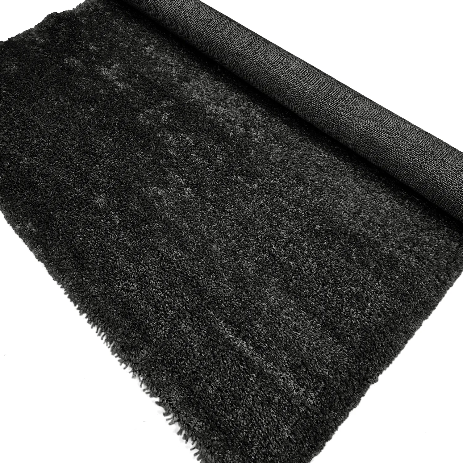 Tapis à poils longs - Zoe (noir)