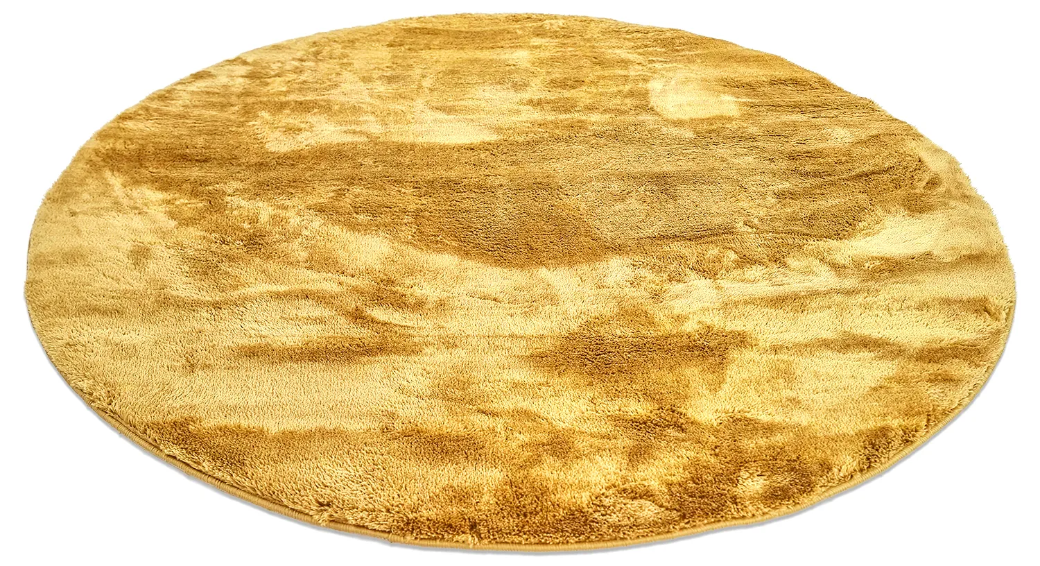 Tapis ronds - Aranga Super Soft Fur (ocre)
