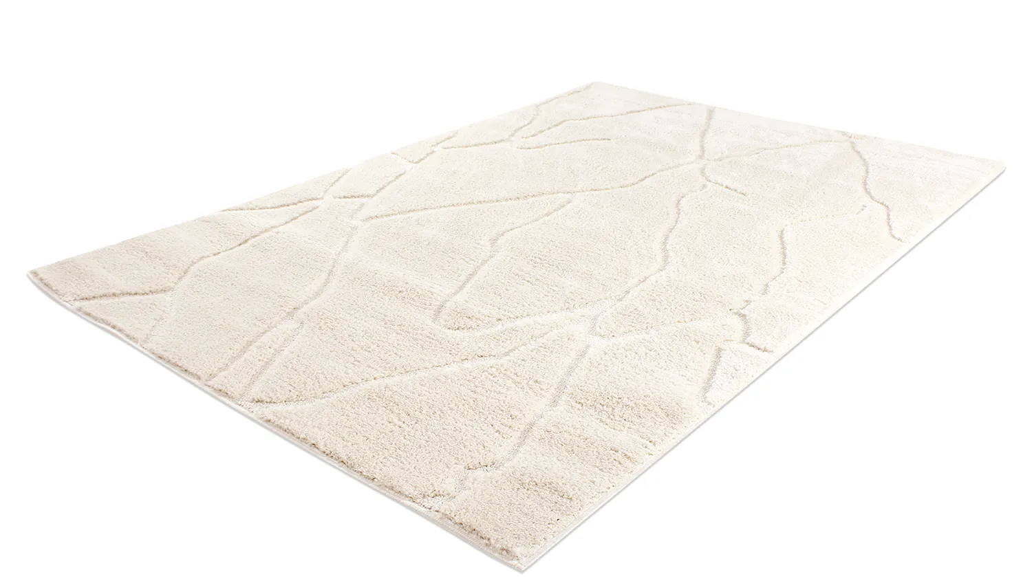 Tapis moelleux - Enola (blanc cassé)
