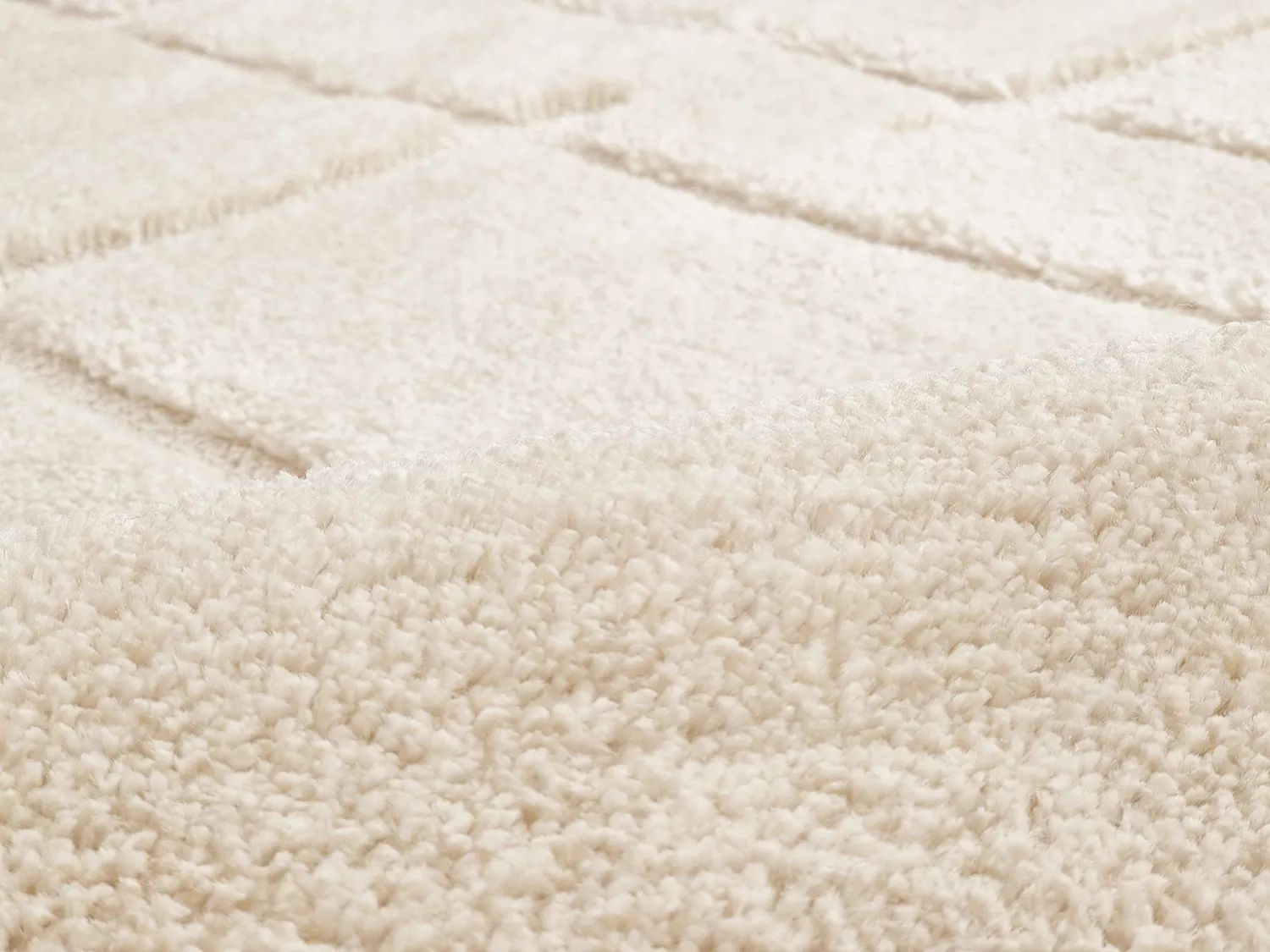 Tapis moelleux - Flavia (blanc cassé)