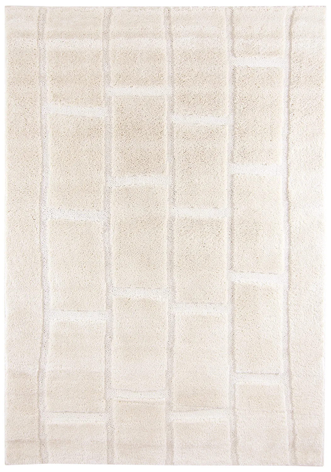 Tapis moelleux - Juna (blanc cassé)