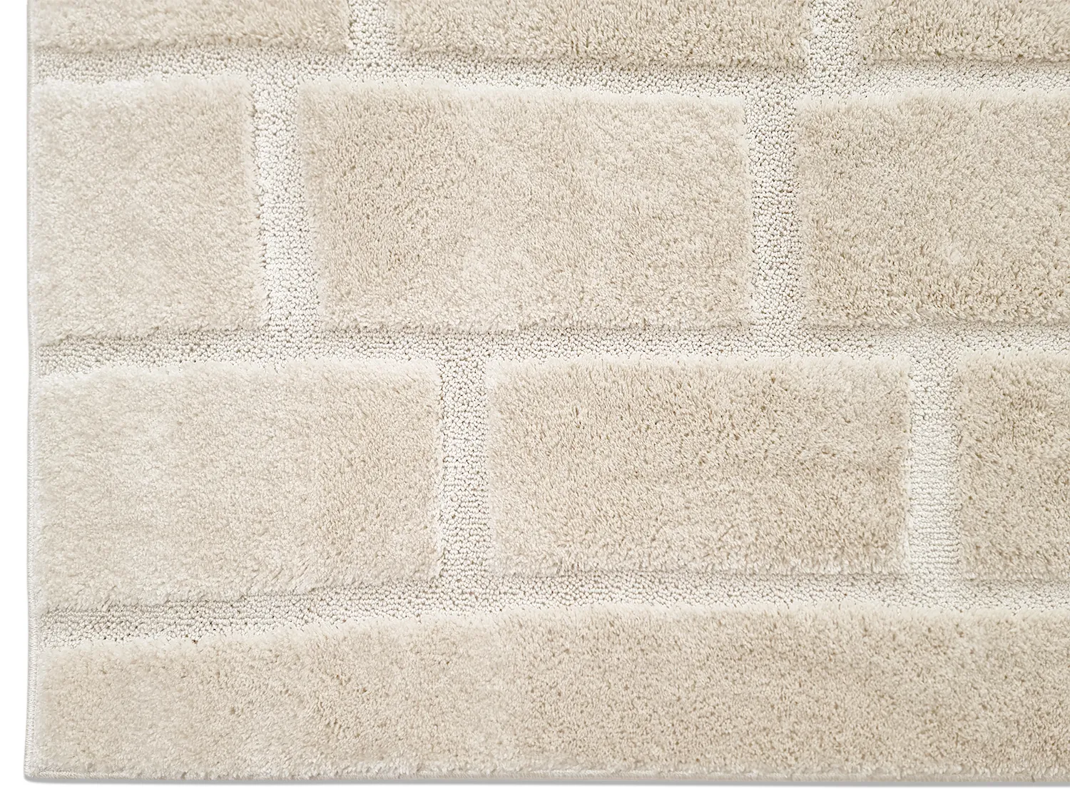 Tapis moelleux - Juna (blanc cassé)