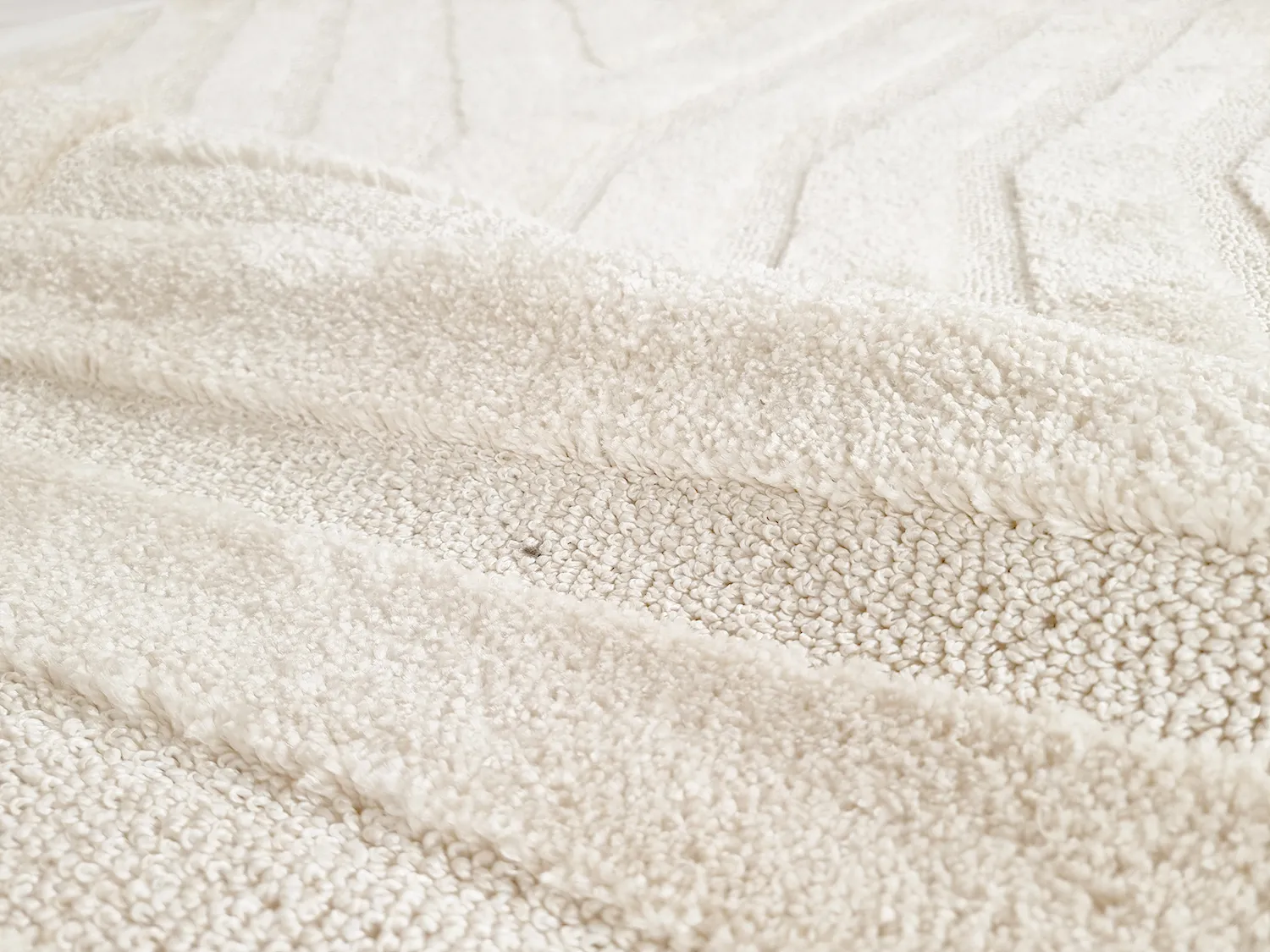 Tapis moelleux - Lottie (blanc cassé)