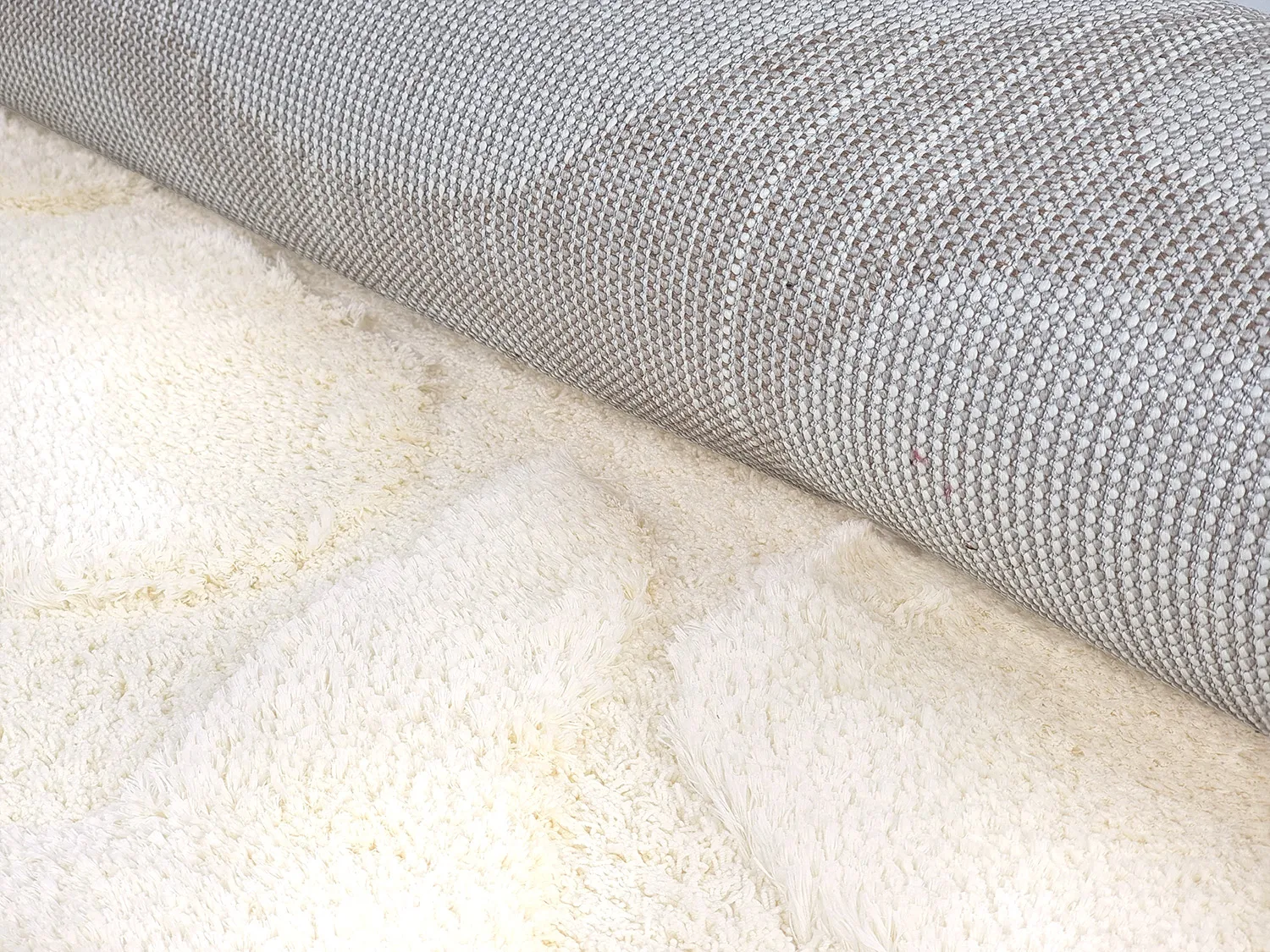 Tapis moelleux - Mabel (blanc cassé)