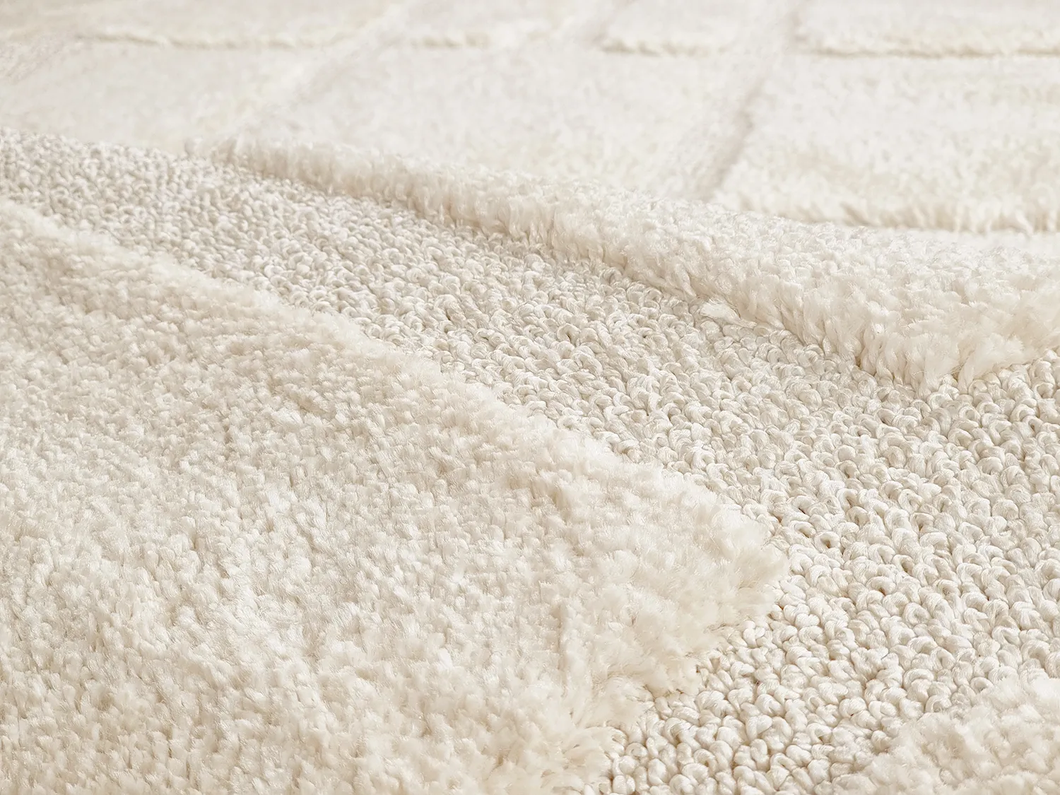 Tapis moelleux - Tillie (blanc cassé)