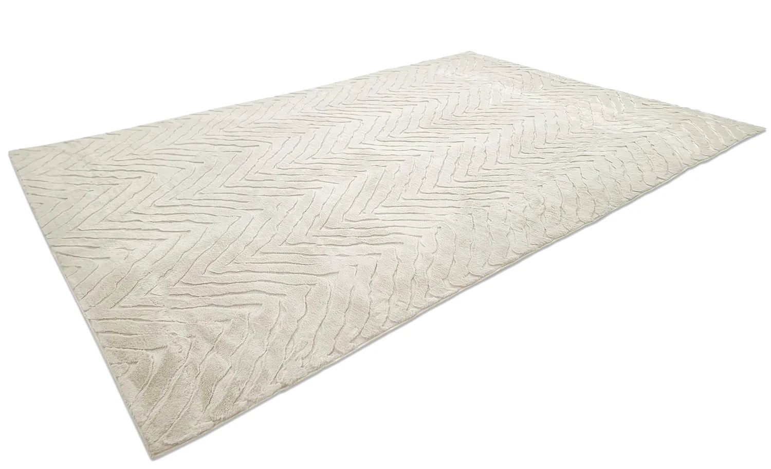 Tapis à poils longs - Wren (blanc cassé)