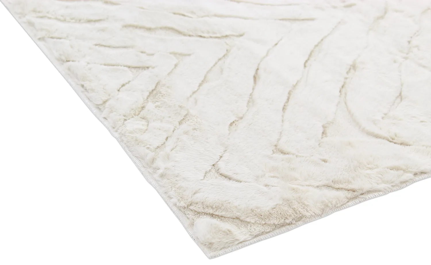 Tapis à poils longs - Wren (blanc cassé)