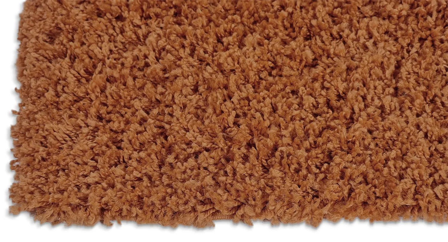 Tapis moelleux - Zoe (terracotta)