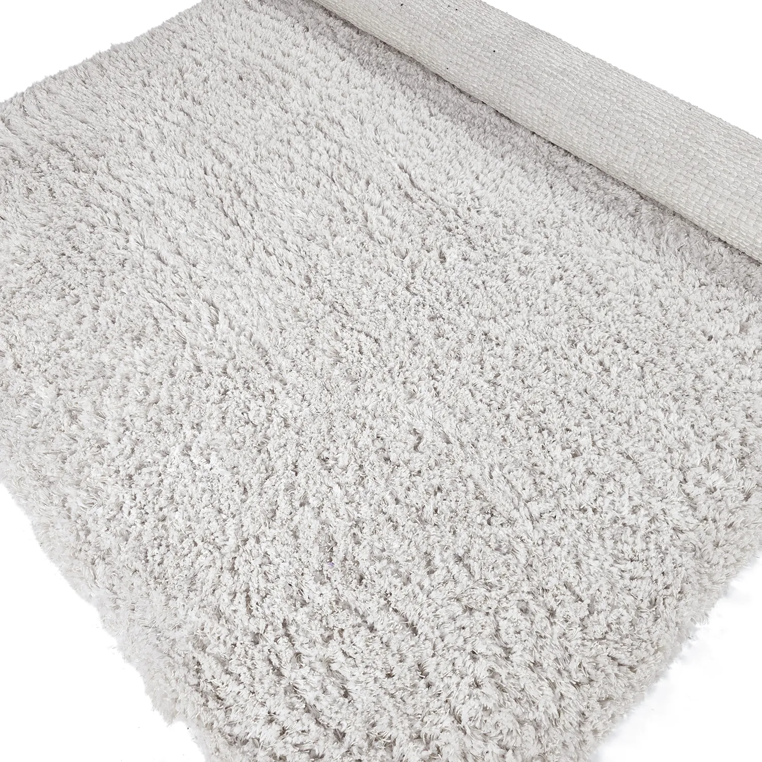 Tapis shaggy - Combarro Solid Cotton Shaggy (crème)