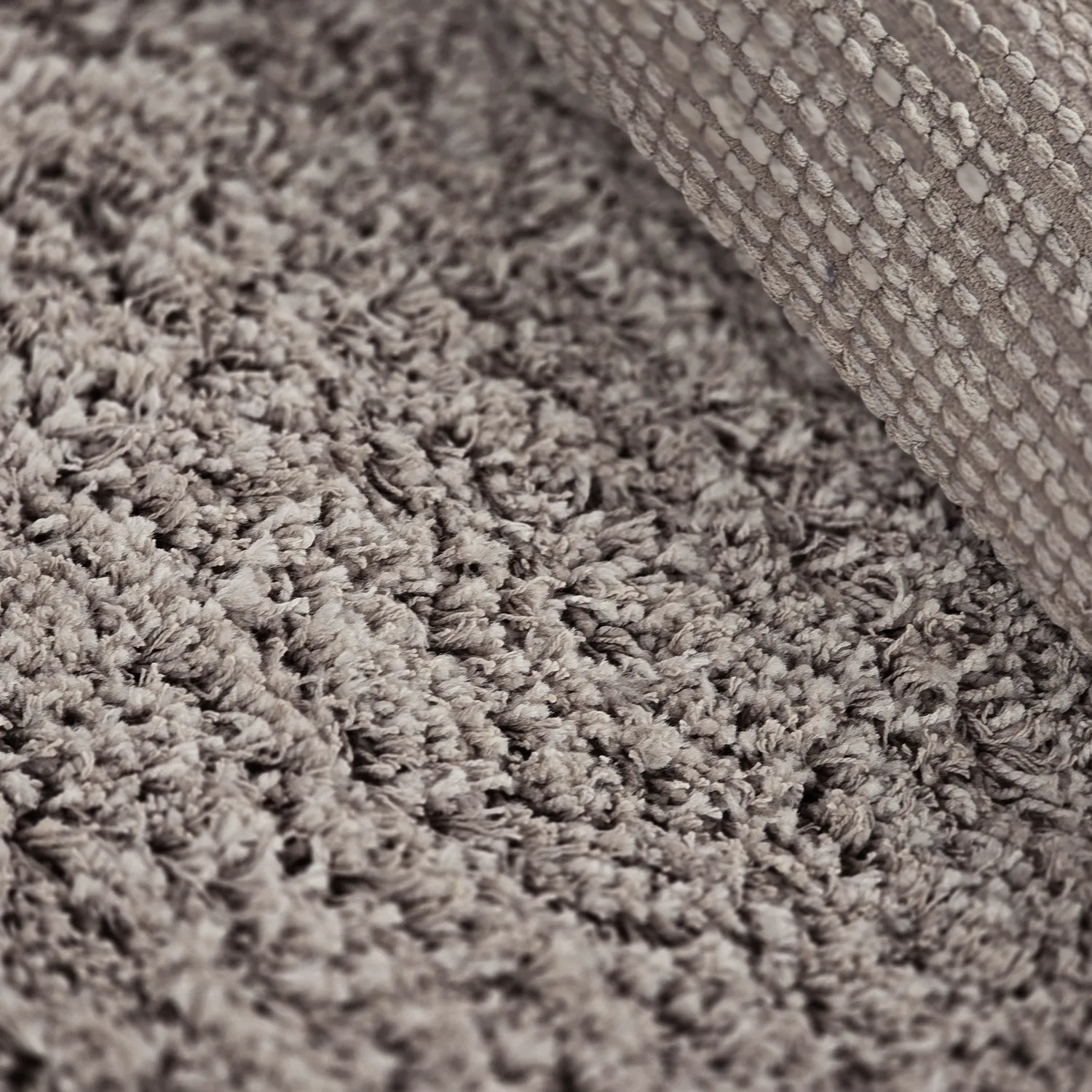 Tapis shaggy - Combarro Solid Cotton Shaggy (taupe)