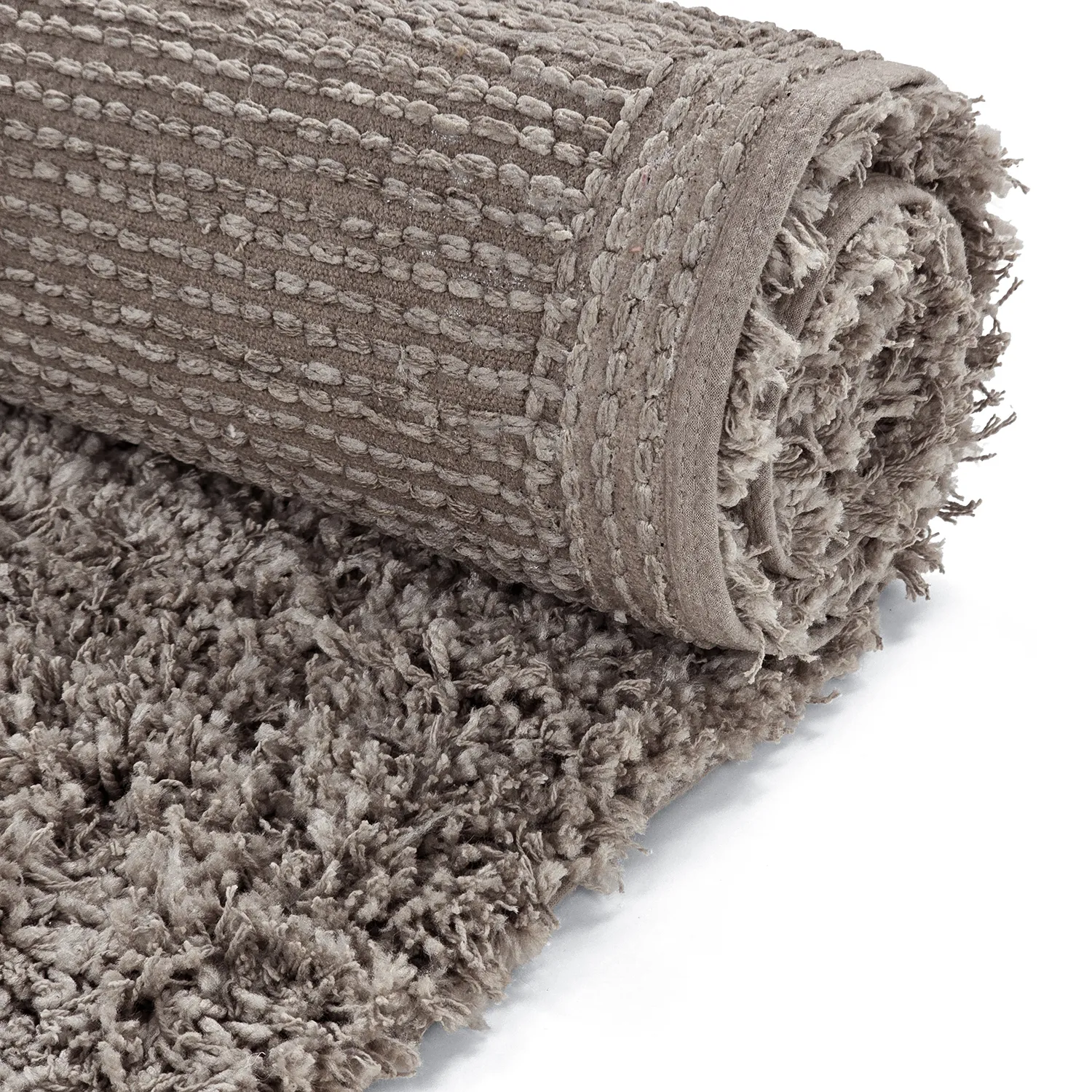 Tapis shaggy - Combarro Solid Cotton Shaggy (taupe)