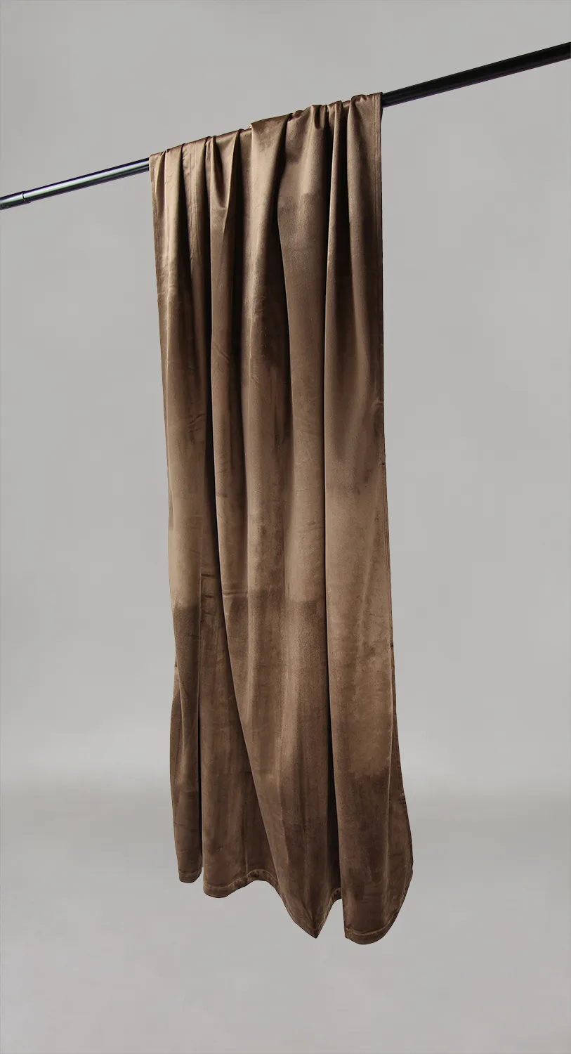 Rideaux - Rideau en velours Marlyn (marron)