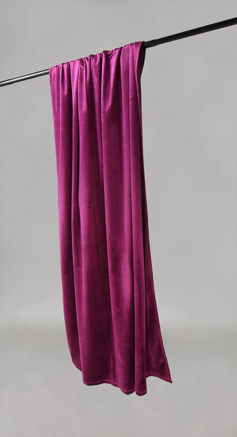 Rideaux - Rideau en velours Marlyn (fuchsia)