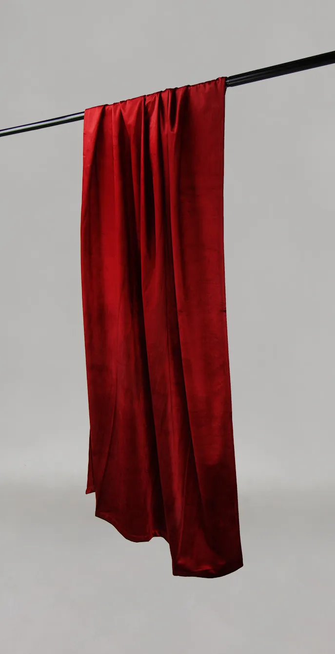 Rideaux - Rideau en velours Marlyn (rouge)