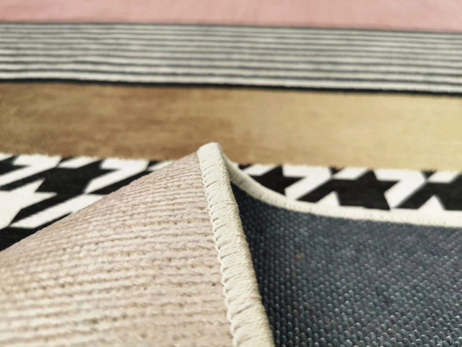 Tapis Wilton - Esme (rose/multicolore)
