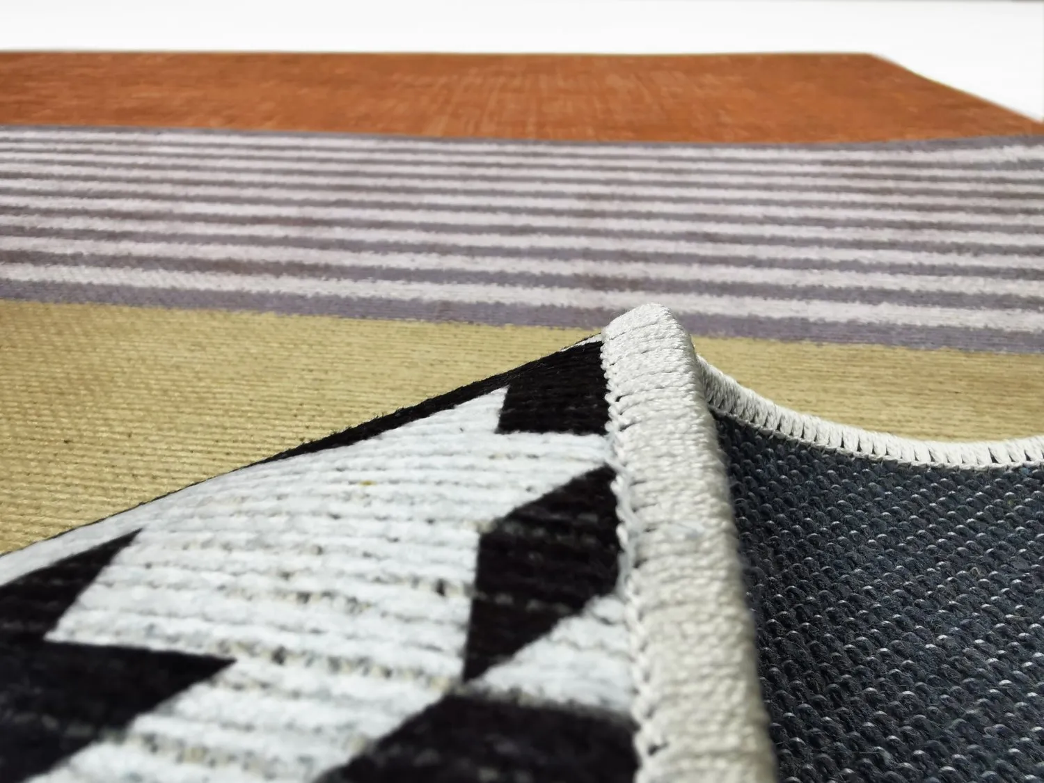 Tapis Wilton - Esme (orange/multicolore)