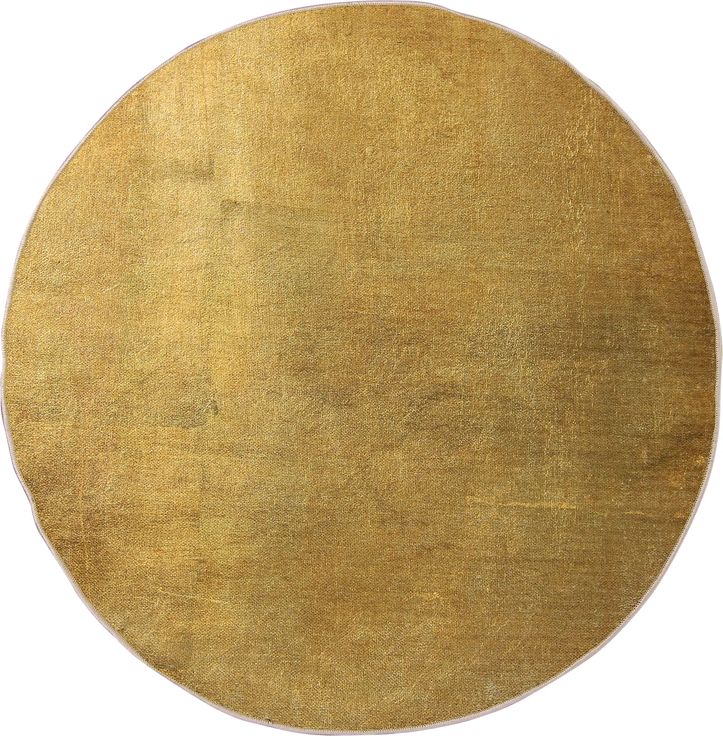 Tapis rond - Saranda (doré)