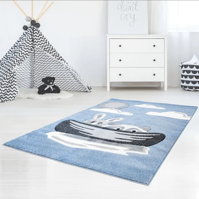 Tapis enfant - Bueno Bunny (bleu)