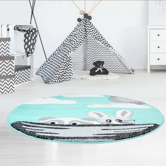 Tapis enfant - Bueno Bunny (turquoise)