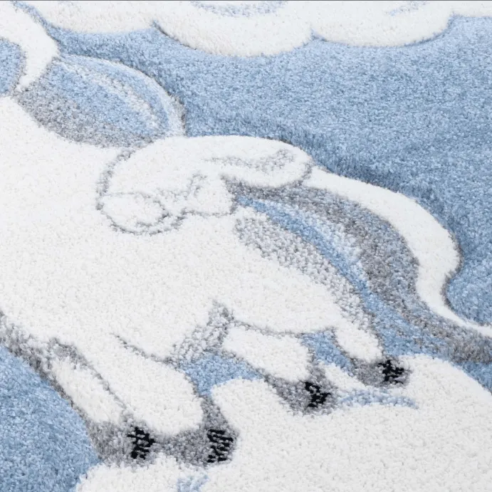 Tapis pour enfants - Bueno Poney (bleu)