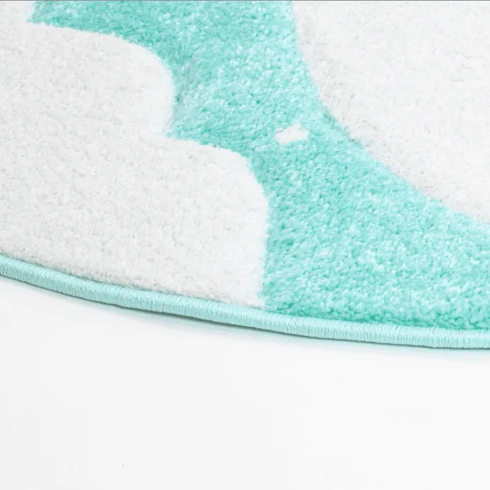 Tapis pour enfants - Bueno Moon Rond (turquoise)