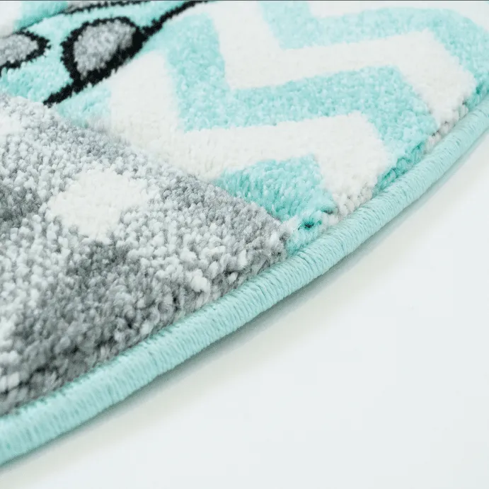 Tapis pour enfants - Bueno Animals (turquoise)