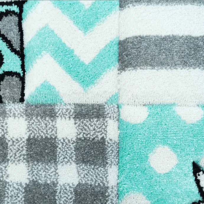 Tapis pour enfants - Bueno Animals (turquoise)